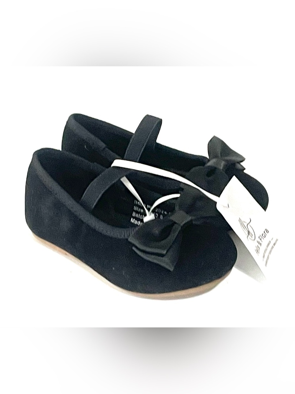 NWT Felix & Flora Black Dress Ballet Flat Shoes Mary Jane Toddler Girl Size 5 - Picture 2 of 9